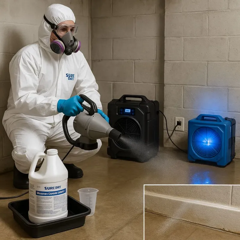 Sanitization and Odor Removal process in Woodstock, VT
